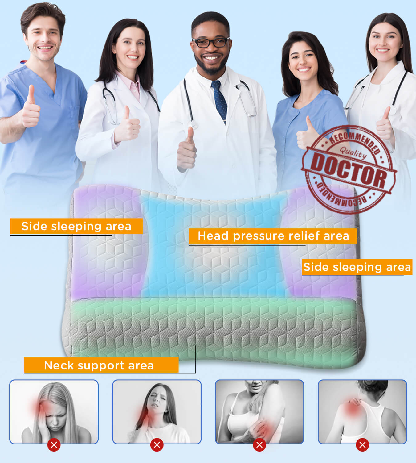 Orthopedic Deep Sleep Pillow™